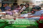 Developing the Rural Economy through Financial Inclusion ... · PDF fileDeveloping the Rural Economy through Financial Inclusion: The Role of Access to Finance 4 BOX 1: Developments