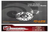 Lipe Clutch Install Guide - Home - Canada- · PDF fileunder the Setco Lipe brand for CVs ranging from 10"/225mm to 177430mm. They are ceramic and organic, pull and ... Lipe Clutch