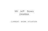 Mr Jeff Bowa ZAMBIA - A world without hunger · PDF filecritical thinking among citizens. ... Plot # 410 off Gardenia Road, Avondale ... +260-974-041225 Mr JEFF BOWA 25 Scholarship