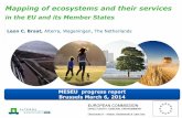 in the EU and its Member States - Europa · PDF filein the EU and its Member States Leon C. Braat, ... Brussels March 6, 2014 . ... Insights Distinguish