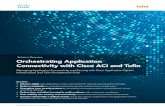 Solution Overview Orchestrating Application Connectivity ... · PDF fileOrchestrating Application Connectivity with Cisco ACI and Tufin ... Orchestration Suite to automate provisioning