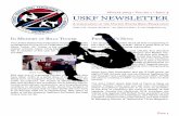 W USKF NEWSLETTER - United States Kido Federation · PDF fileand Hapkido rank certifications from the USKF. ... After that incident, LEE Kang Ik became the next Kwan Jang, but soon