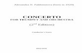 concerto for trumpet and orches - download.pakhmutova.rudownload.pakhmutova.ru/pdf/concerto_for_trumpet_and_orchestra_1… · CONCERTO FOR TRUMPET AND ORCHESTRA (2nd Edition) Conductor's