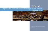 Synthesis of Voluntary National Reviews · PDF file2016 Division for Sustainable Development Department of Economic and Social Affairs . United Nations. Synthesis of Voluntary National