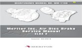 Meritor Inc. Air Disc Brake Service Manualgraphicvillage.org/meritor/MM1130english.pdf · Meritor Inc. Air Disc Brake Service Manual ELSA 2. ... 06 Axial brake - exploded view 07
