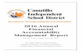 CISD Annual Financial Accountability Management Report · PDF fileAnnual Financial Accountability Management Report 2 §109. 1001. Purpose of Financial Accountability Rating System.