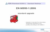 TÜV Rheinland 60950-1 Standard Webinar - IEEE · PDF fileTÜV Rheinland 60950-1 Standard Webinar 1 ... Impact test, clause 4.2.5: elaborated on description of flat panel displays