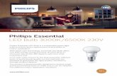 Philips Essentialimages.philips.com/is/content/PhilipsConsumer/PDFDownloads/Saudi... · Philips Essential LED Bulb is a ... Application areas ... Product type Voltage Wattage Cap