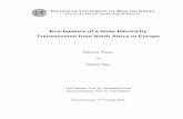Ecobalance of a Solar Electricity Transmission - · PDF fileTECHNICAL UNIVERSITY OF BRAUNSCHWEIG Faculty for Physics and Geological Sciences Eco-balance of a Solar Electricity Transmission