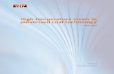 High temperature steels in pulverised coal technology temperature... · IEA Clean Coal Centre – High temperature steels in pulverised coal technology 3 Preface This report has been