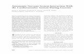 Autonomic Nervous System Interaction With the ... · PDF fileAutonomic Nervous System Interaction With the Cardiovascular System ... response to exercise has been ... AUTONOMIC NERVOUS