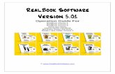 realbooksoftware.comrealbooksoftware.com/Guides/Operation Manual 5.01 Windows.pdf · Operation Guide For . RealBook Volume 1, RealBook Volume 2, RealBook Volume 3, Great Jazz Solos,