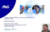 ALICE Chairman Research Fellow P&G Sergio Barbarino .... System efficiency and integration... · Freight System efficiency and integration of the ... ALICE Chairman. ... according