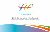 2013 Comparative Price Report · PDF fileBUPA (Asia) Limited India MAX BUPA Health Insurance Limited Italy Unisalute Mexico AXA Seguros SA de CV Netherlands Achmea Health New Zealand