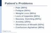 Patient’s Problems - VUmc · PDF filePatient’s Problems ... Some bedside clinical findings are associated ... UGD . Renal . Elimination . Dr. Bruera . Opioid metabolism