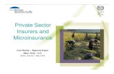 Private Sector Insurers and Microinsurance - · PDF filePrivate Sector Insurers and Microinsurance. ... Max NY Life, India ... – The project aims to create 10 mutual insurance schemes