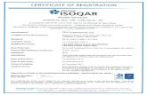 · PDF fileCERTIFICATE OF REGISTRATION Alcumus ISOQAR WELDING CERTIFICATE Certificate No: 0513 - CPR - 12380-001/01 - WC In compliance with BS EN 1090-1:2009 Table Bl