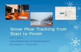 Snow Plow Tracking from Start to Finish - GIS-T · PDF fileSnow Plow Tracking from Start to Finish . GIS-T 2014 . Iowa Department of Transportation . ... Public Portal (ArcGIS online)