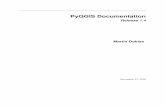 PyQGIS Documentation - · PDF fileThis document is intended to work both as a tutorial and a reference ... PyQGIS Documentation, ... Quantum GIS allows enhancement of its functionality