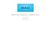 BACnet Explorer | BACmove · PDF fileBACnet Explorer | BACmove 1. Presentation BACnet® /IP client for Android, allows to discover and access devices on BACnet® networks