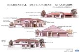 RESIDENTIAL DEVELOPMENT STANDARDS - · PDF fileDistinctive architectural details on all elevations ... standard diversity elements and at least ten ... Residential Development Standards.