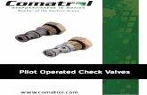 PO - Pilot Operated Check Valves - · PDF filePO - Pilot Operated Check Valves PO - 3 Pilot Operated Check Valves Catalog 11141715 Rev CB March 2016 * Flow ratings are based on a pressure