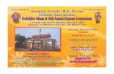 36 Ulsavam Notice English - Ayyappa Temple RK Puramayyappatempledelhi.org/wp-content/uploads/2012/11/36th-Utsavam... · Kalasabhishekam (Panch; , Puja. Morning 5.00 onwards Nirmalya