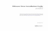 VMware View Installation · PDF filesupports all subsequent versions until the document is replaced by a new edition. ... Export an Existing Microsoft IIS SSL Server Certificate 76