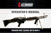 OPERATOR’S MANUAL -  · PDF filemk 43 mod 0 i machine gun, 7.62mm, mk 43 mod o operator’s manual usord.com ph:775.343.1320 iso 9001:2008 fax:775.343.1331