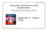 A-1 Appendix A- Digital Logic Computer Architecture and ...iiusatech.com/murdocca/CAO/SlidesPDF/AppACAO.pdf · A-1 Appendix A- Digital Logic Computer Architecture and ... A-29 Appendix