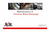 Manufacturers of Precision Metal Stampings - SeekPartfile.seekpart.com/keywordpdf/2011/1/12/20111126252923.pdf · Manufacturers of Precision Metal Stampings. ... These areas include