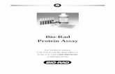 1-800-4BIORAD Protein Assay Bio- · PDF file1 Section 1 Introduction The Bio-Rad Protein Assay, based on the method of Bradford, is a simple and accurate procedure for determining