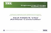 AFA1000/E VAV Airflow Controller - TELtel-uk.com/wp-content/uploads/2017/02/Engineering-change... · 14 Airflow sensor curve Not accessible ... d K Factor Volume Pressure Constant