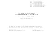 Harry Potter and the Chamber of Secrets - · PDF fileHARRY POTTER AND THE CHAMBER OF SECRETS screenplay by STEVEN KLOVES based on the novel by J.K. ROWLING No portion of this script