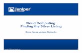 Cloud Computing: Finding the Silver · PDF fileNY Times available in pdf over the ... Perimeter Security with Cloud Computing? Internet Cloud Provider Remote User ... Cloud Computing