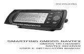 SMARTFIND GMDSS NAVTEX -  ??smartfind gmdss navtex gmdss tri-channel navtex receiver user  installation manual