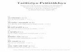 TaittirÁya-PrÀtiÌÀkhya - Sanskrit  · PDF fileTaittirÁya-PrÀtiÌÀkhya, edited and translated by William Dwight Whitney, page 1 –   TaittirÁya-PrÀtiÌÀkhya
