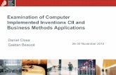 Examination of Computer Implemented Inventions CII · PDF fileExamination of Computer Implemented Inventions CII and ... Identify all the differences between the subject matter of