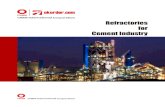 Refractories Cement Industry - CNBMthermalcmax.com/uploadfile/1364955219.pdf · high quality series of refractories as well as technical consultancies and logistics solution.