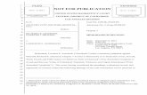 NOT FOR PUBLICATION - United States · PDF fileattached to Plaintiff’s 1st Set of Request for Judicial Notice in Support of Plaintiff’s Opposition to Defendant’s Notice of Motion