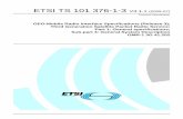 TS 101 376-1-3 - V3.1.1 - GEO-Mobile Radio Interface ... · PDF fileThe present document is part 1, sub-part 3 of a multi-part deliverable covering the GEO-Mobile Radio Interface Specifications