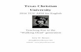 Texas Christian University - Jerry W. Brownjerrywbrown.com/wp-content/uploads/2013/03/BRN02-Poe-Brown-TCU … · Texas Christian . University . 2016 TCU APSI for English . Teaching