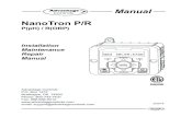 Manual NanoTron P/R - Advantage · PDF fileManual NanoTron P/R P(pH) / R ... Installation Maintenance Repair Manual Advantage Controls P.O. Box 1472 Muskogee, OK ... Press ENTER to