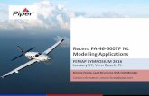 Recent PA-46-600TP NL Modelling Applications · PDF fileAnalyses Supported By Test : Lightweight Aircraft Structures Limited number of Certification Full Scale Test Articles: ... ANALYSIS