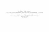 CAAM 436 Notes: Partial Diﬀerential Equations of ...caam436/caam436notes.pdf · CAAM 436 Notes: Partial Diﬀerential Equations of Mathematical Physics William W. Symes Department