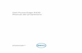 Dell PowerEdge R430 Manual del propietariocc.cnetcontent.com/inlinecontent/mediaserver/len/abe/7e1/abe7e136d... · Memoria USB interna ... Pautas para la instalación de tarjetas