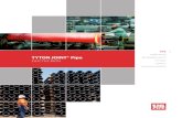 PIPEuspipe.com/upload/products/ductile-iron-pipe/ty/tyton-joint-pipe/... · ANSI/AWWA C104/A21.4, Cement-Mortar Lining for Ductile-Iron Pipe and Fittings for Water. The cement-mortar