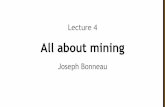 Joseph Bonneau - Bitcoin Summer School 2016 · PDF fileRecap: Bitcoin miners Bitcoin depends on miners to: Store and broadcast the block chain Validate new transactions Vote (by hash
