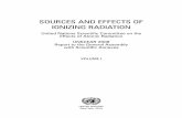 SOURCES AND EFFECTS OF IONIZING · PDF fileSOURCES AND EFFECTS OF IONIZING RADIATION ... radiation and for the safety of radiation sources are currently co-sponsored by the International
