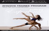Welcome to the Joffrey Ballet School’s · PDF fileWelcome to the Joffrey Ballet School's full-time ... The 4th Year specializes in Performance, Choreography and Teaching ... Jazz;